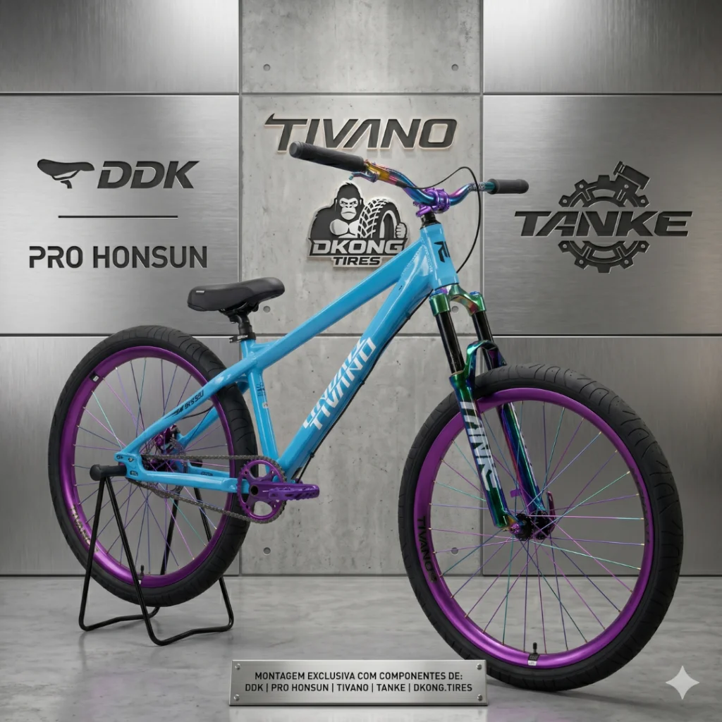 BICICLETA TIVANO BOMB DIRT JUMP FREERIDER - CELEST
