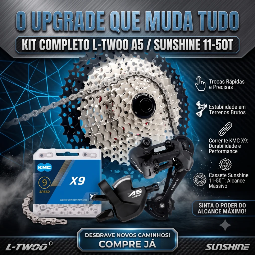 KIT TRANSMISSAO L-TWOO 9 VELOCIDADES 11-50T