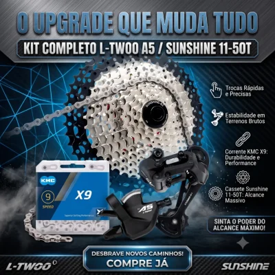 KIT TRANSMISSAO L-TWOO 9 VELOCIDADES 11-50T