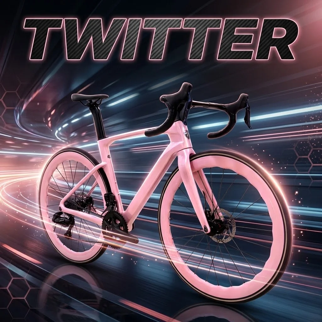 BICICLETA TWITTER SPEED 12 VELOCIDADE ELETRONICO - PINK