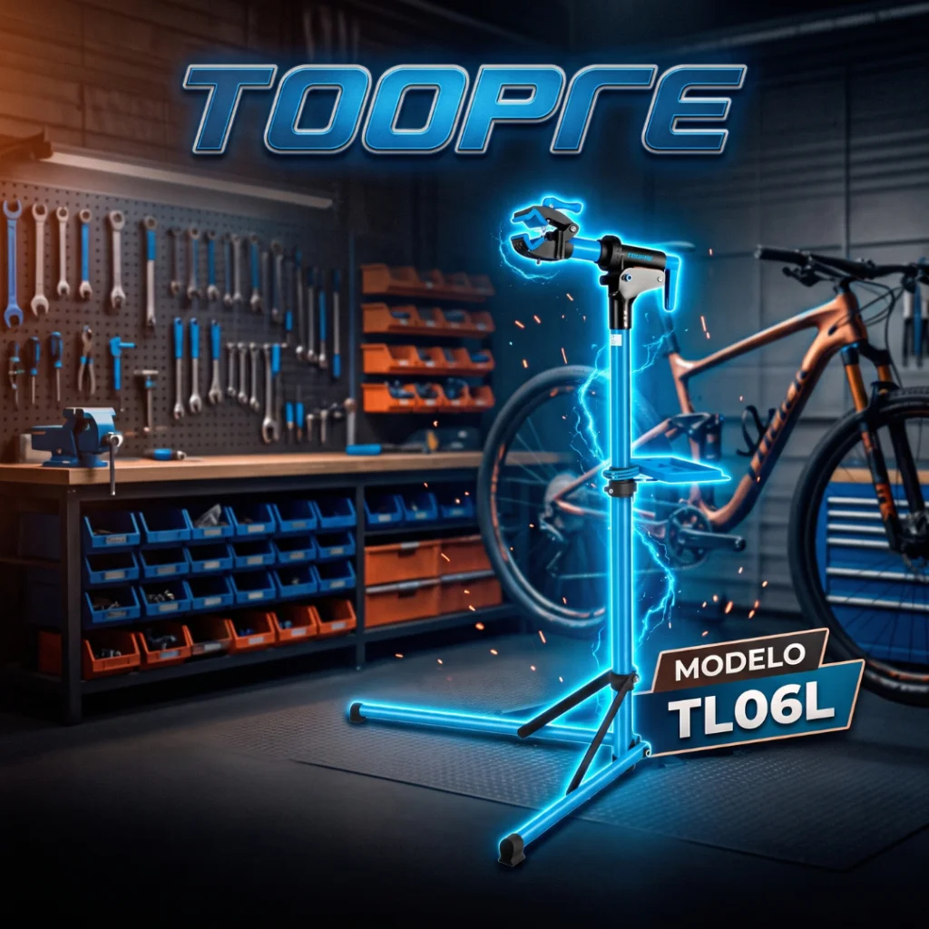 SUPORTE TOOPRE CAVALETE MANUTENCAO BICICLETA TL06L