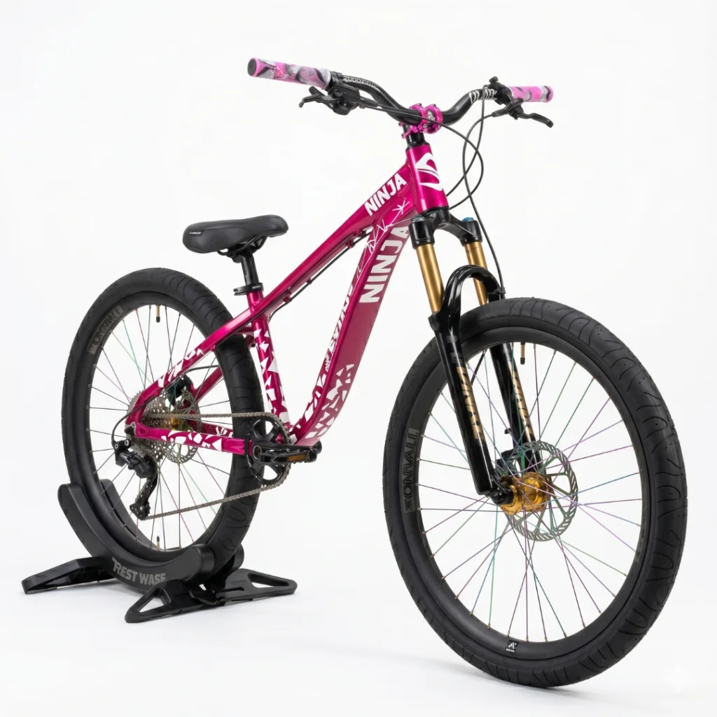 BICICLETA STUNT NINJA DIRT JUMP FREERIDE - PINK