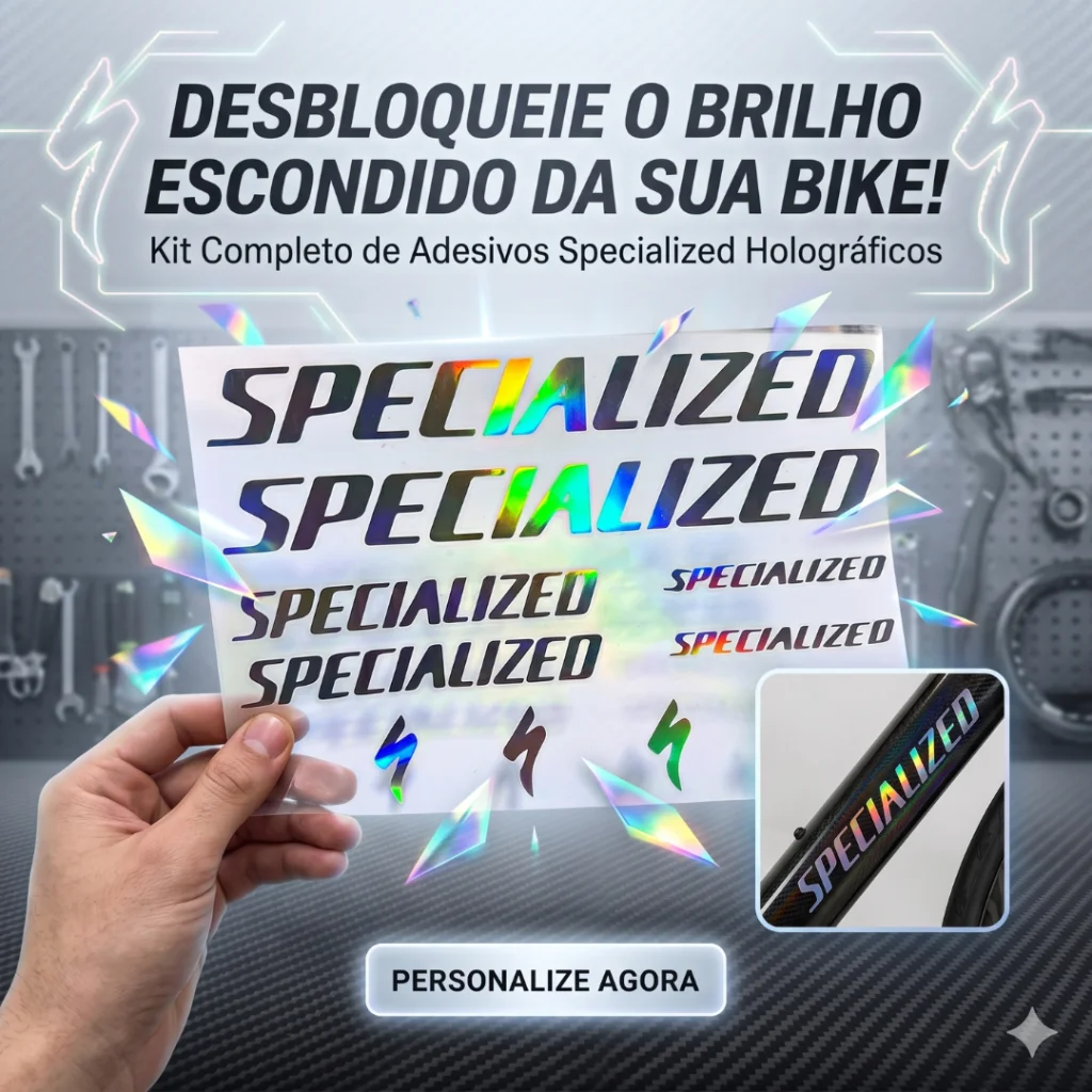 ADESIVO HOLOGRAFICO SPECIALIZED FOLHA