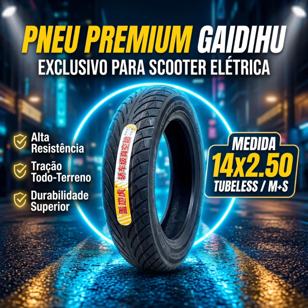 PNEU GAIDIHU PREMIUM SCOOTER 14X2.50 TUBELESS
