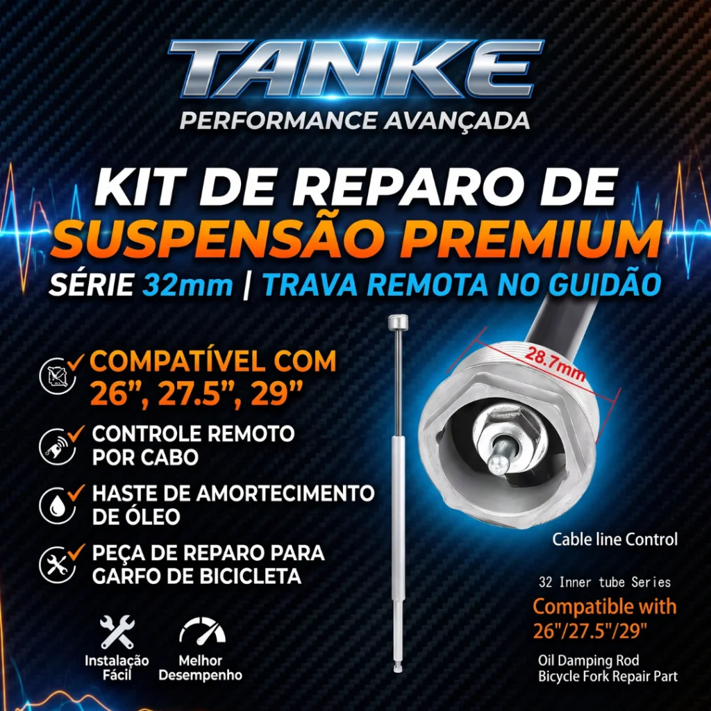 REPARO TUBO TANKE PARA SUSPENSAO 32 HIDRAULICO
