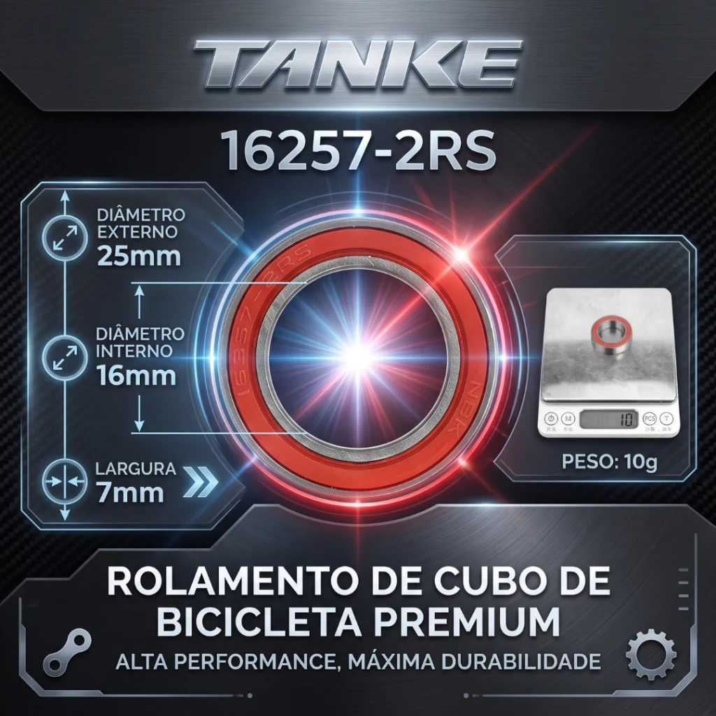 ROLAMENTO CUBO TANKE 16257-2RS