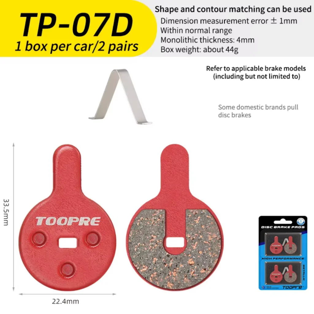PASTILHA TOOPRE TP-07D 2 PARES