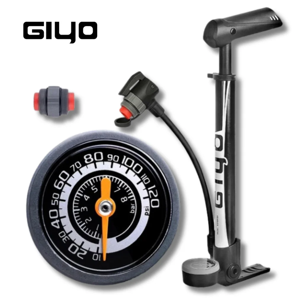 BOMBA AR GIYO GM-642 MANOMETRO 120 PSI
