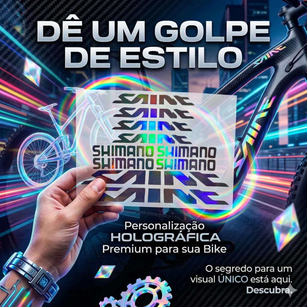 ADESIVO HOLOFRAFICO SHIMANO SAINT FOLHA