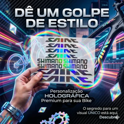 ADESIVO HOLOFRAFICO SHIMANO SAINT FOLHA