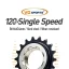 CATRACA VGSPORTS 18T A ROSCA C/ 120 CLICK