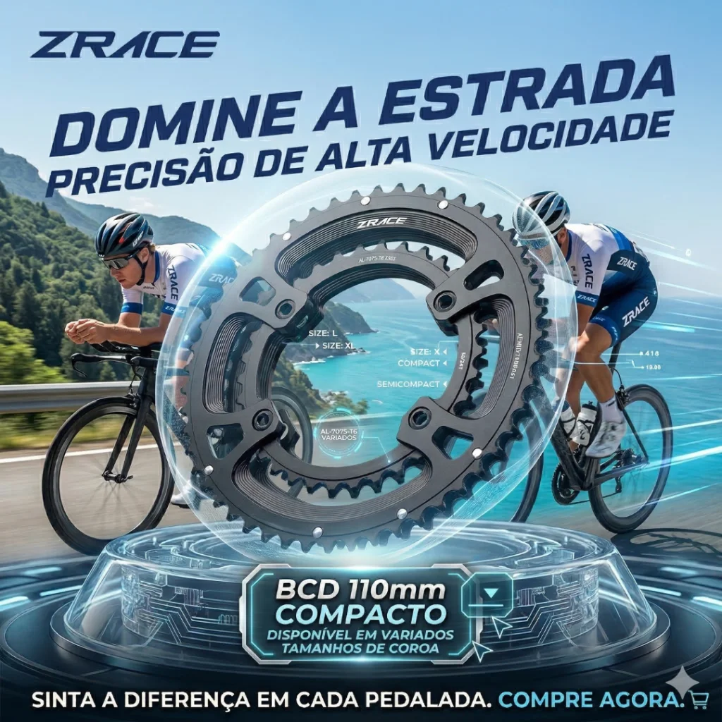 COROA ZRACE BCD 110MM VARIOS TAMANHO