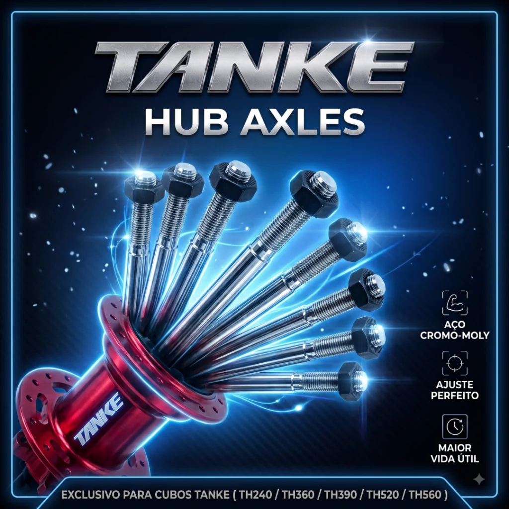 EIXO TANKE 9MM PARA APOIO PÉ 220MM