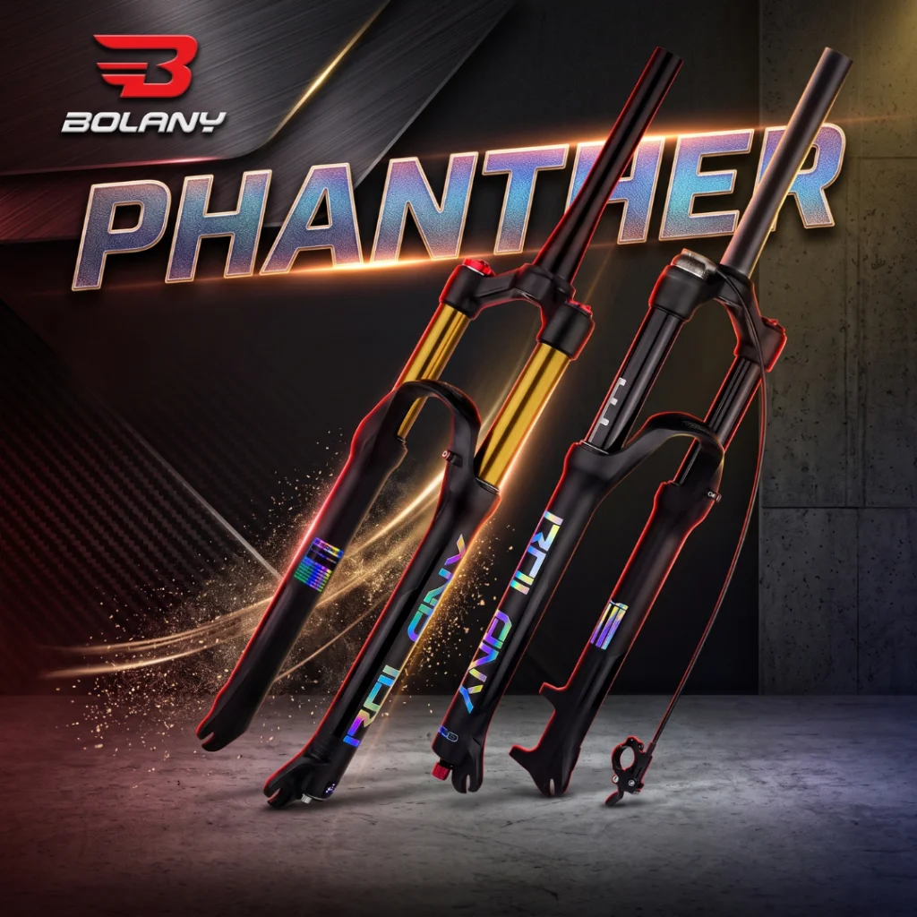 SUSPENSAO BOLANY PHANTER RETO 120MM 9MM TRAVA GUIDAO 