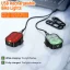 KIT LANTERNA E SINALIZADOR 6 LED 