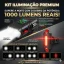 KIT LANTERNA & SINALIZADOR 1000 LUMENS 