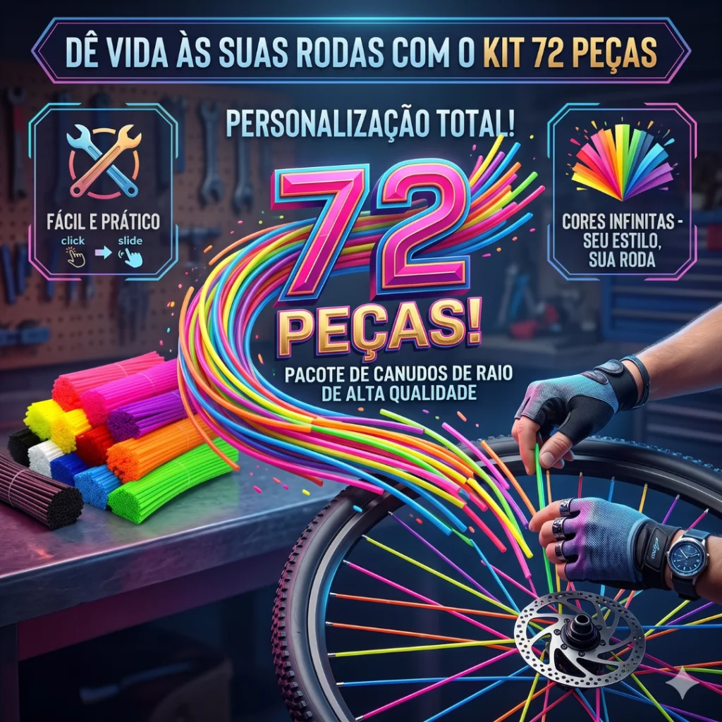PACOTE CANUDO PARA RAIO COM 72 PECAS VARIAS CORES