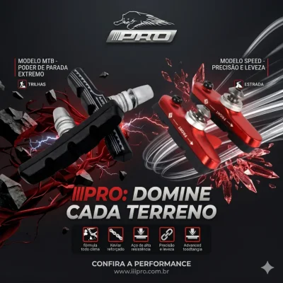 SAPATA FREIO IIIPRO MTB & ROAD