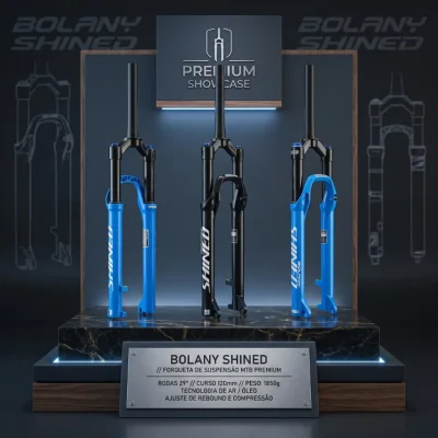 SUSPENSAO BOLANY SHINED RETO 120MM 9MM TRAVA GUIDAO