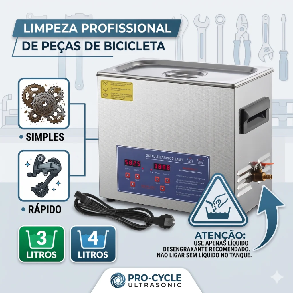 MAQUINA ULTRASONIC LIMPEZA PECASA 3 & 4 LITROS