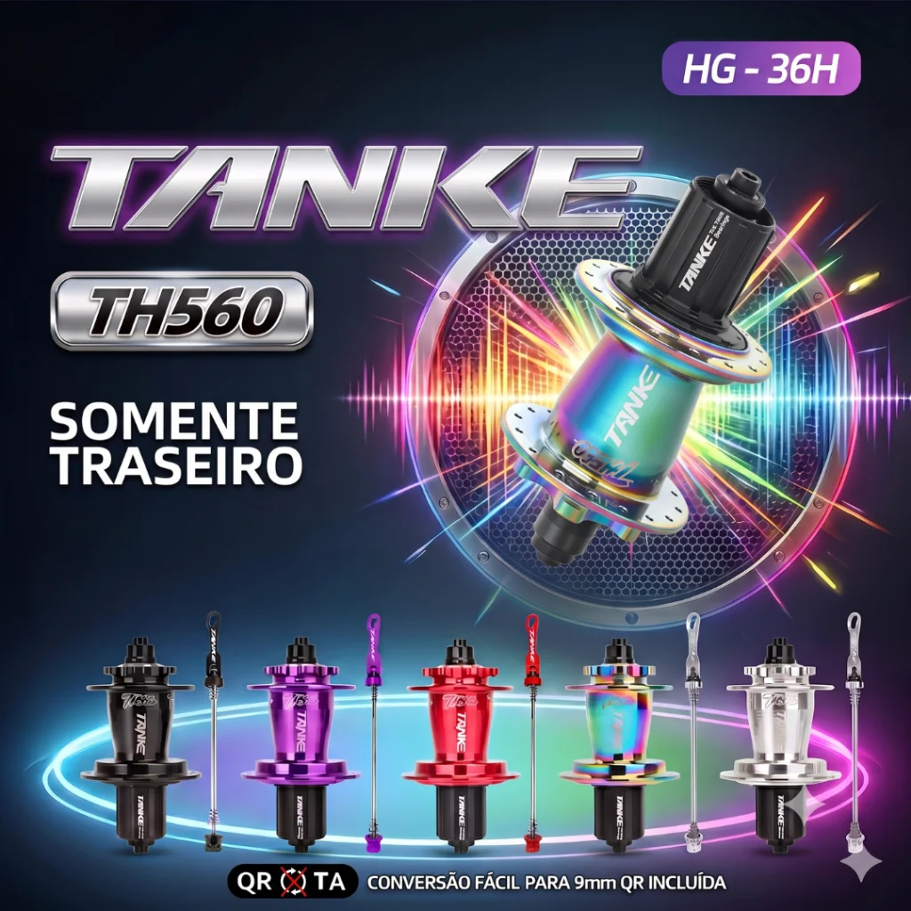 CUBO TANKE TH560 TRASEIRO 36H VARIAS CORES