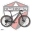 BICICLETA MTB TWITTER WARRIORS CARBONO R29 SIZE L - BLACK & RED