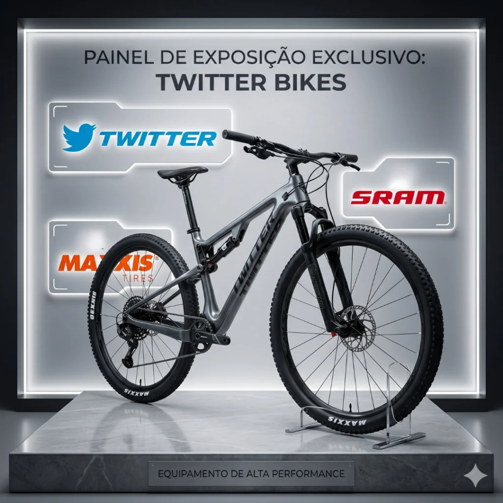 BICICLETA TWITTER OVERLORD FULL MTB R29 SIZE L & M - GRAY