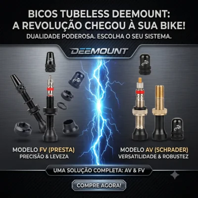 BICO TUBELESS DEEMOUNT AV & FV VARIOS TAMANHO