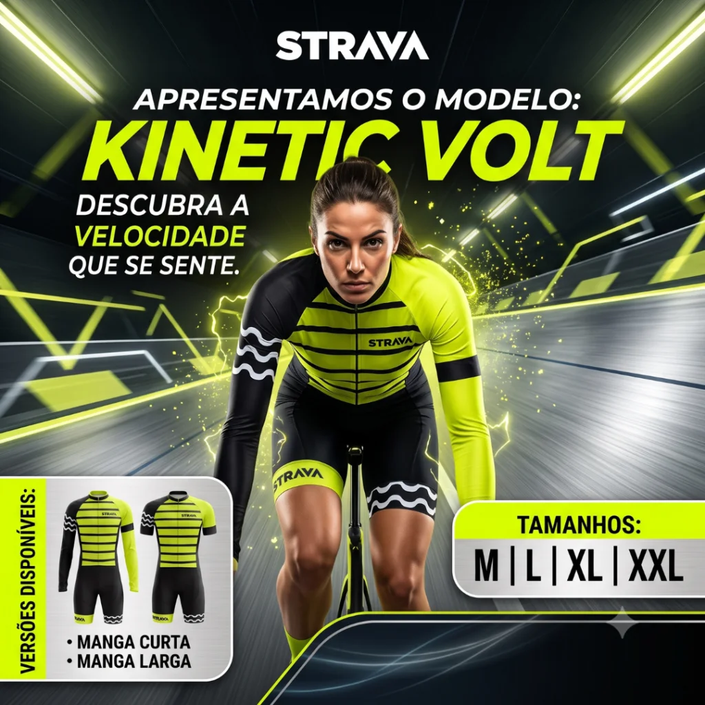 ROUPA STRAVA FEMININA MODELO KINETIC VOLT