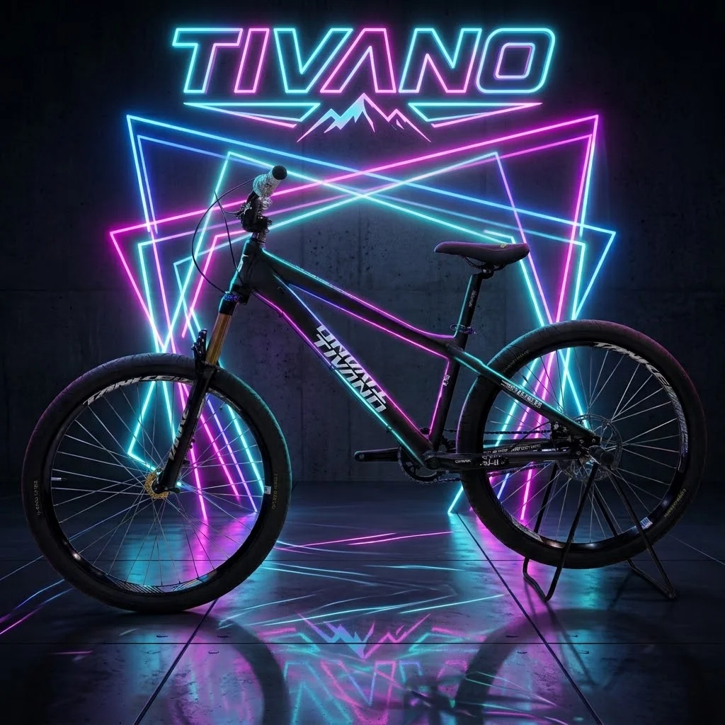 BICICLETA TIVANO BOMB DIRT JUMP FREERIDER  - BLACK 