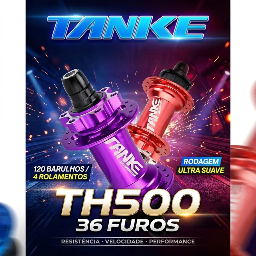 CUBO TANKE TH500 36H DIRT JUMP FREERIDER VARIAS CORES